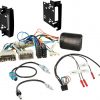 2-DIN Kit Dodge/ Jeep/ Chrysler stuurwielbediening met geluid bediening, multilead en 2 antenne adap