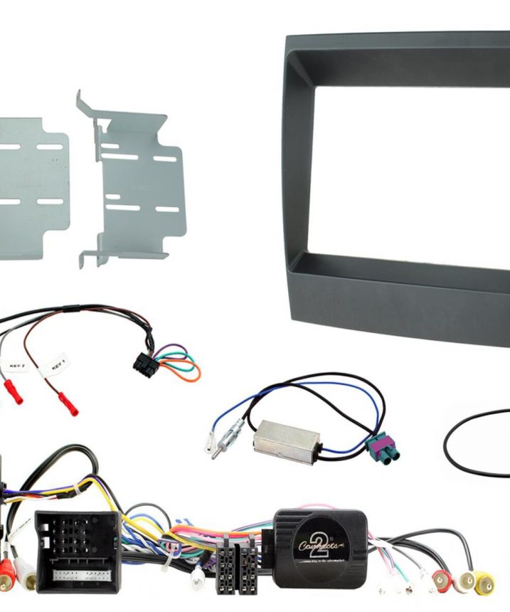 2-DIN Paneel Kit Porsche Panamera 2009-2016 Stuurbediening/Amp MOST zwart